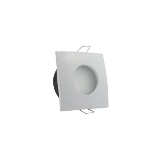 Χωνευτό σποτ από μαύρο μέταλλο 1XGU10 IP44 D:8cm (Χ0009-BL) - INLIGHT