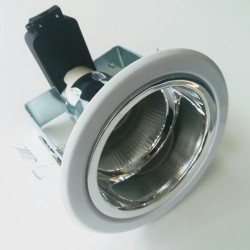 Σπότ χωνευτό στρογγυλό - E27 - Λευκό - XF300  - aca