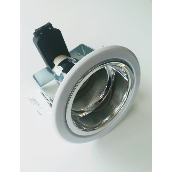 Σπότ χωνευτό στρογγυλό - E27 - Λευκό - XF300  - aca