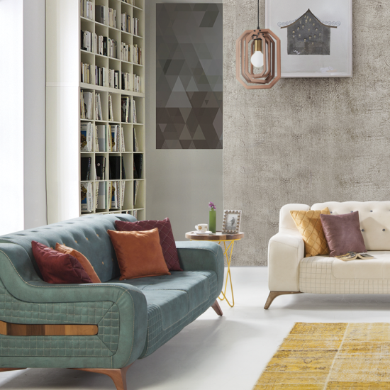 Pendant light 1 x E27 MDF + Metal + Fabric black cable  / Camel leather + Satin brass  D24XH100CM TRITON - acadecor 