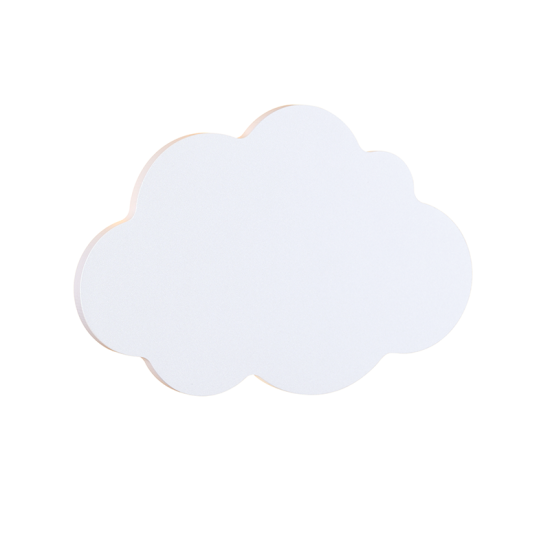 Bambini Wall light LED 9W 3000k 720Lm MDF + Metal / White  24X3,5X16CM HOLMA - acadecor 