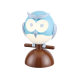 Bambini table light Owl LED 1 x E14 13W Plastic + Metal + PVC black cable / Brown + White 15Χ13,5ΧΗ23CM  KOKKA - acadecor
