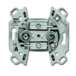 Πρίζα TV-RD-SAT μηχανισμός διέλευσης 4-2400 MHz - Busch-Jaeger