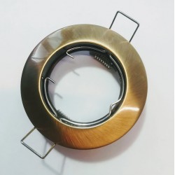 Σπότ χωνευτό στρογγυλό MR16 - Μπρονζέ - aca