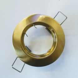 Σπότ χωνευτό στρογγυλό MR16 - Χρυσό ματ - aca