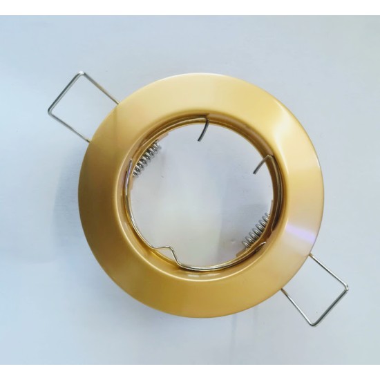 Σπότ χωνευτό στρογγυλό MR16 - Χρυσό περλέ - aca