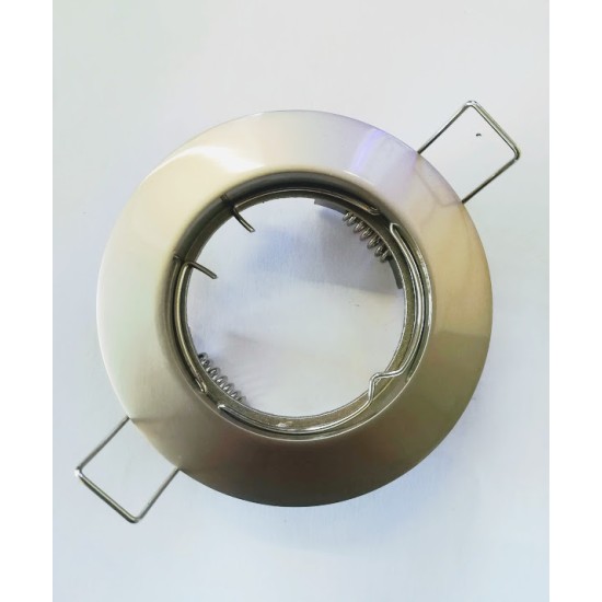 Σπότ χωνευτό στρογγυλό MR16 - Νίκελ περλέ - aca