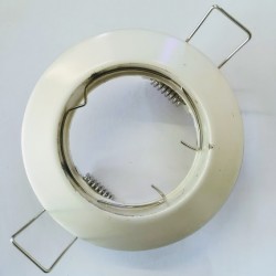 Σπότ χωνευτό στρογγυλό MR16 - Ασημί περλέ - aca