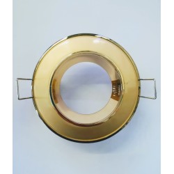 Recessed 2 color round spot luminaires Gold/Pearl gold MR16 - aca