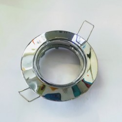 Σπότ χωνευτό στρογγυλό κινητό MR16 - Νίκελ - aca