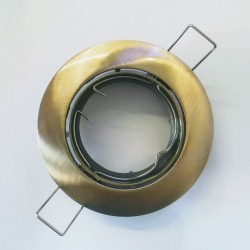 Σπότ χωνευτό στρογγυλό κινητό MR16 - Μπρονζέ - aca