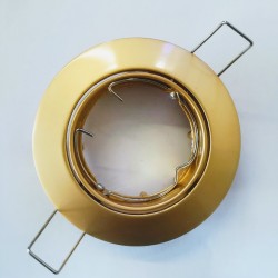 Σπότ χωνευτό στρογγυλό κινητό MR16 - Χρυσό περλέ- aca