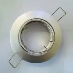 Σπότ χωνευτό στρογγυλό κινητό MR16 - Ασημί περλέ - aca