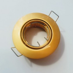 Σπότ χωνευτό στρογγυλό κινητό MR11 - Χρυσό περλέ - aca