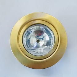 Σπότ χωνευτό στρογγυλό επίπλου G4 Χρυσό μάτ - aca