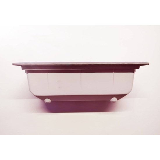 Χωνευτή απλίκα διαδρόμου ασημί IP54  - Ε27 230V 40W- IP54 - AC.045GL64G