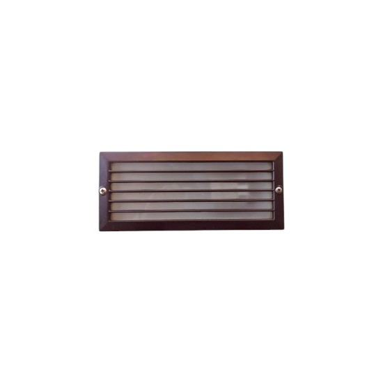 Χωνευτή απλίκα διαδρόμου ασημί IP54  - Ε27 230V 40W- IP54 - AC.045GL64G