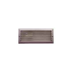Χωνευτή απλίκα διαδρόμου ασημί IP54  - Ε27 230V 40W- IP54 - AC.045GL64G