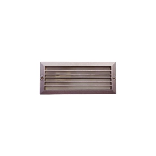 Χωνευτή απλίκα διαδρόμου ασημί IP54  - Ε27 230V 40W- IP54 - AC.045GL64G