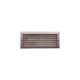 Χωνευτή απλίκα διαδρόμου ασημί IP54  - Ε27 230V 40W- IP54 - AC.045GL64G