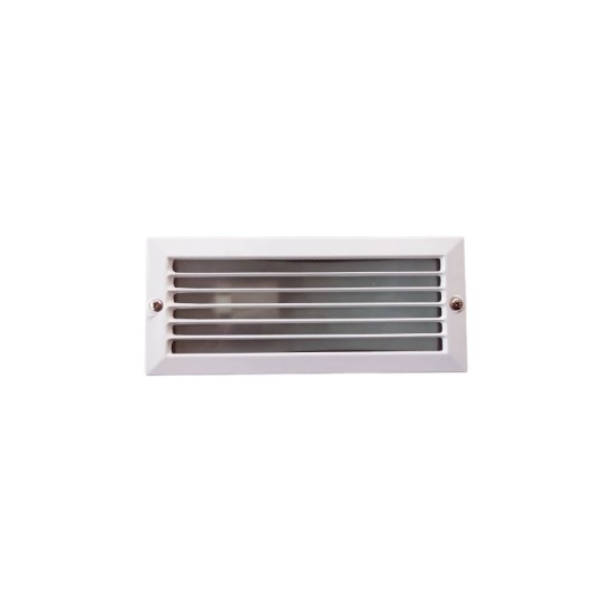 Χωνευτή απλίκα διαδρόμου ασημί IP54  - Ε27 230V 40W- IP54 - AC.045GL64G