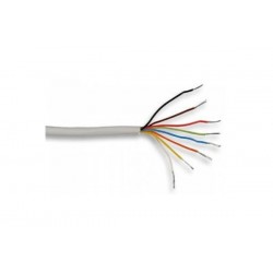 Καλώδιο Συναγερμού με αλουμίνιο 10x0.22+S Λευκό 