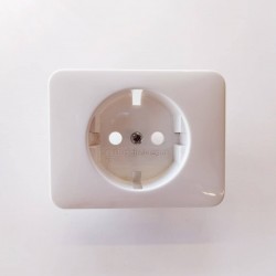 Πρίζα σούκο - Λευκό πλακίδιο alpha nea/alpha exclusive - Busch-Jaeger