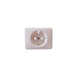 Πρίζα σούκο - Λευκό πλακίδιο alpha nea/alpha exclusive - Busch-Jaeger