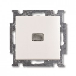 Μπουτόν με θέση για σύμβολο λευκό μηχανισμός/Πλακίδιο - Basic