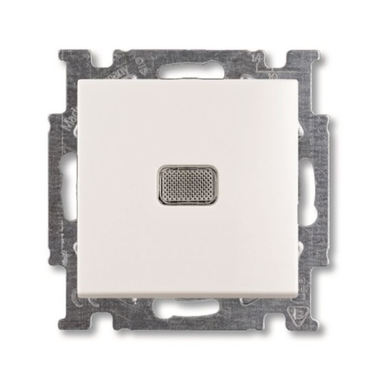 Μπουτόν με θέση για σύμβολο λευκό μηχανισμός/Πλακίδιο - Basic