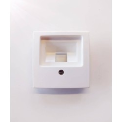 Plate for mechanism socket 1s - RJ11/RJ45 - Basic white - Busch-Jaeger