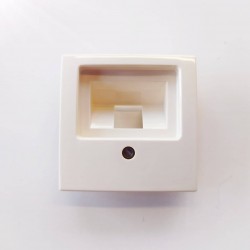 Πλακίδιο πρίζας RJ11/RJ45 -  1 θέσης Ιβουάρ για μηχ/σμο Basic - Busch-Jaeger