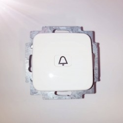 Μπουτόν κουδουνιού λευκό μηχανισμός/Πλακίδιο - Busch-Jaeger