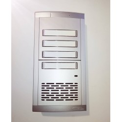 Μπουτονιέρα θυροτηλεφώνου/Θυροτηλεόρασης χωνευτής τοποθέτησης - 4-8 κλήσεων - bitronvideo 