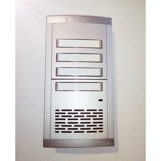 Μπουτονιέρα θυροτηλεφώνου/Θυροτηλεόρασης χωνευτής τοποθέτησης - 4-8 κλήσεων - bitronvideo 