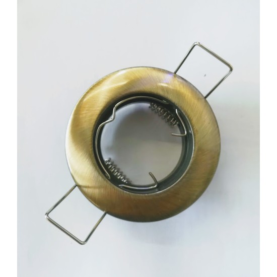 Σπότ χωνευτό στρογγυλό MR11 - Μπρονζέ - aca