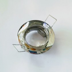 Σπότ χωνευτό στρογγυλό MR11 - Νίκελ - aca