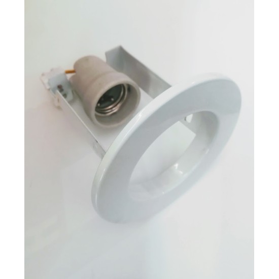 Σπότ χωνευτό στρογγυλό - R63 - Λευκό  - aca