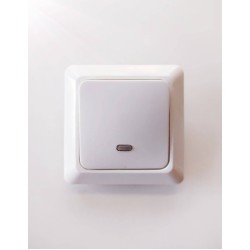 Button with lamp white - NOREL - ELKO 