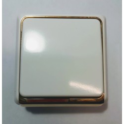 Διακόπτης αλερετούρ - Χρυσό/Λευκό - JUNG