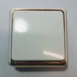 Διακόπτης αλερετούρ - Χρυσό/Λευκό - JUNG