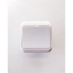 Διακόπτης αλέ ρετούρ  λευκό - City - ESEM