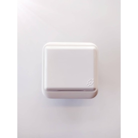 Πρίζα σούκο με καπάκι λευκό - City - Esem