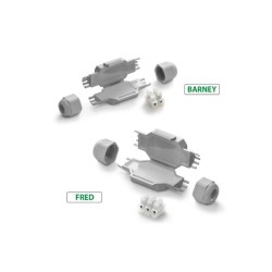 Μούφα με Gel Καλώδιο max 2 x 2.5mm2 / 72x28x19 / 44-BARNEY - Raytech