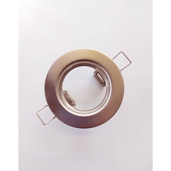 Σπότ χωνευτό στρογγυλό MR16 - Νίκελ μάτ - EV.EL