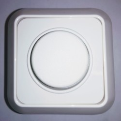 Dimmer περιστροφικό αλλερετο΄ρ 1000W / 12V -  Λευκό - Siros 575 - aliberti