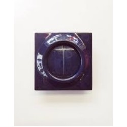 Διακόπτης διπλός/μπουτόν - Μπλέ πλακίδιο Impuls - Busch-Jaeger