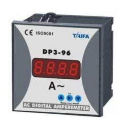 Ψηφιακό Αμπερόμετρο 96x96 / 1Φ 1-10000Α Λειτουργία μέσω αντίστοιχων μετασχηματιστών έντασης DP3-96-I - TAIFA