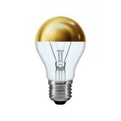 Λάμπα πυρακτώσεως E27 - 60W ανεστραμμένου καθρέπτου - Χρυσό διαφανής 2700K - Leuci 