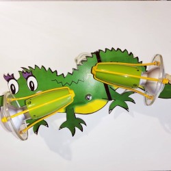 Φωτιστικό Spot επίτοιχο κροκόδειλος R50 2X40W - 50015-2 - ESTO